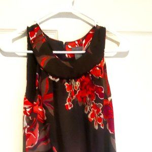 Ann Taylor  Size 2  Brown and Orange Dress